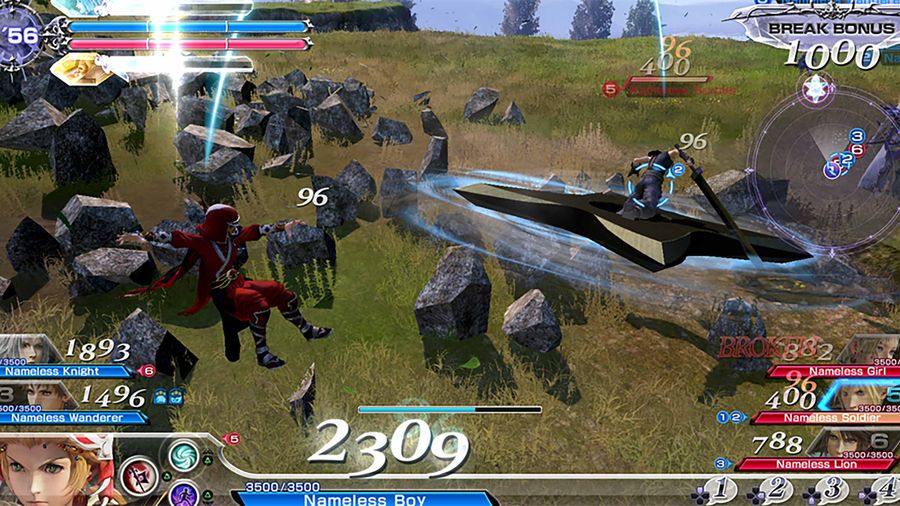 Dissidia Final Fantasy NT combat