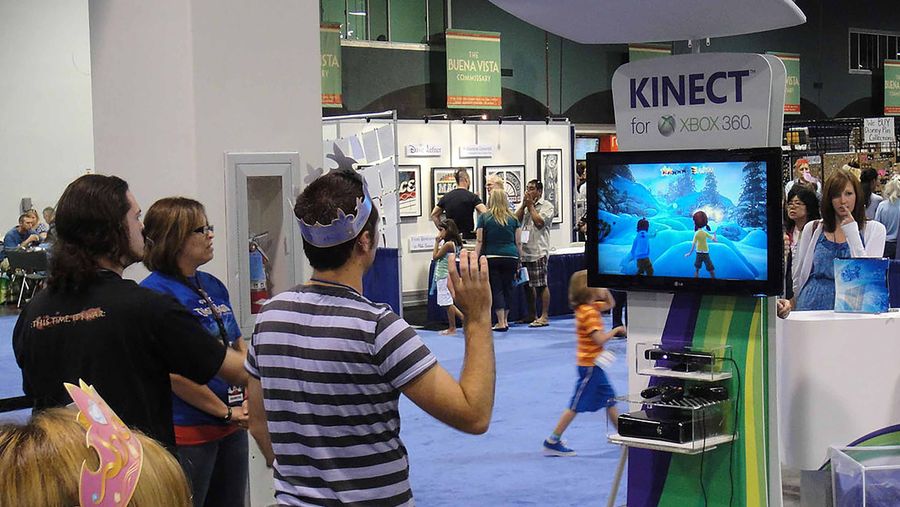 Kinect Disney game demonstration