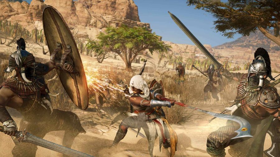 Assassin's Creed Origins combat