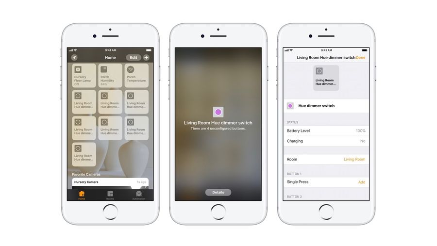 Philips Hue smart lightbulbs