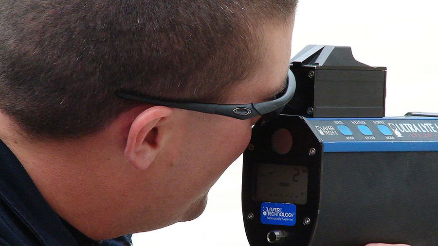 police with scanner