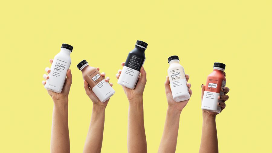 soylent in hands