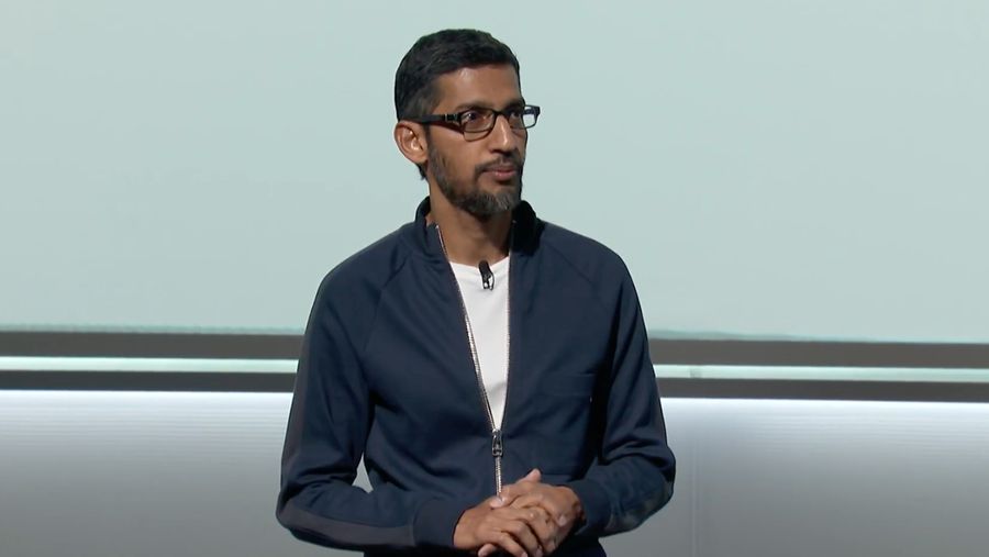 Sundar Pichai Google event