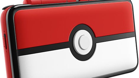 New Nintendo 2DS XL Poke Ball Edition angle