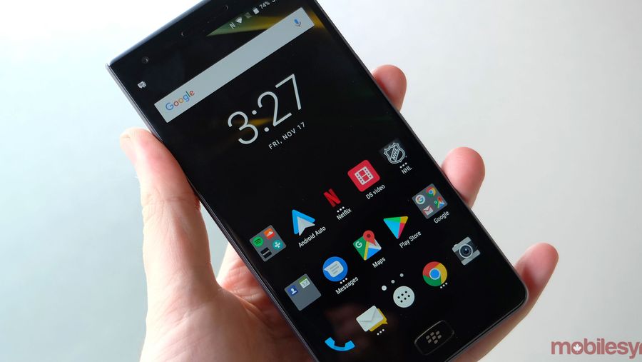 BlackBerry motion header