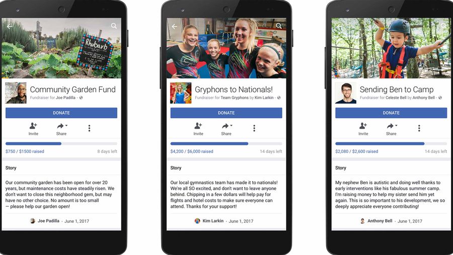 Facebook fundraising