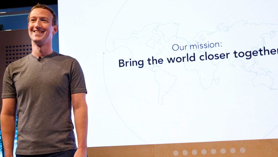 Facebook Mark Zuckerberg presentation
