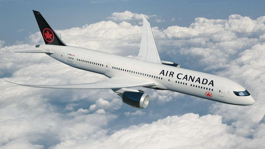 an Air Canada airplane