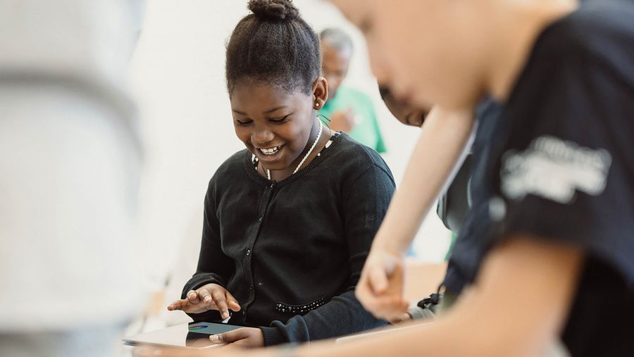 Apple girl coding