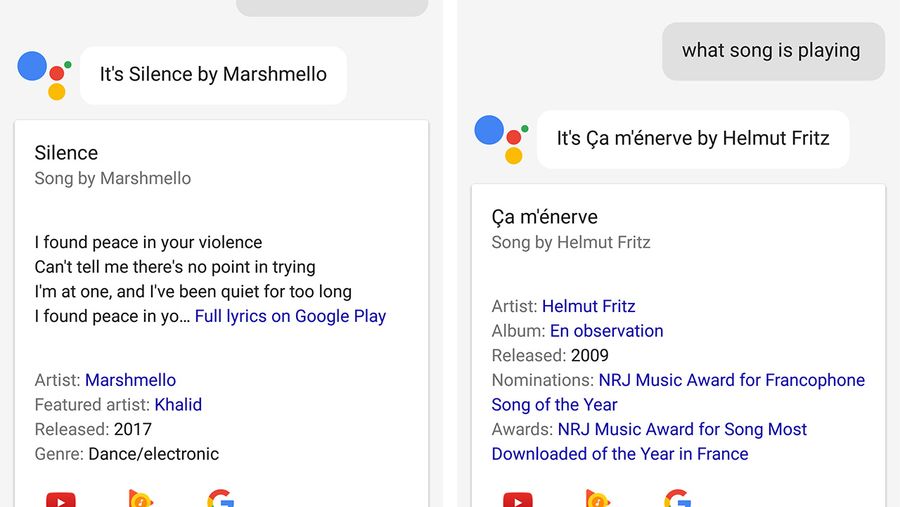 Google Assistant what song is this question
