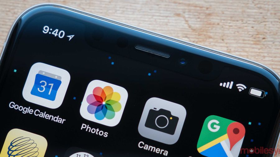 iPhone X camera module