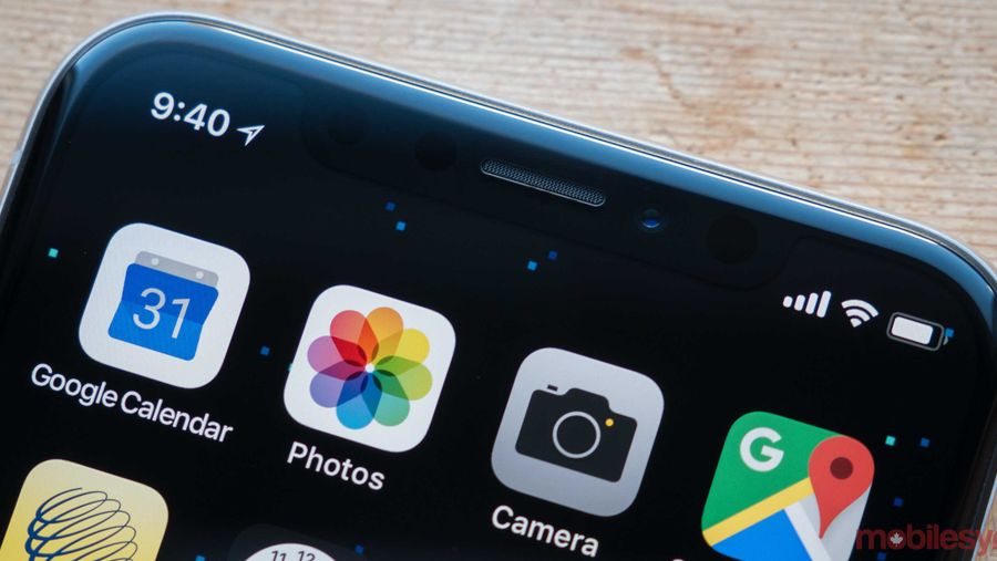 iPhone X camera module