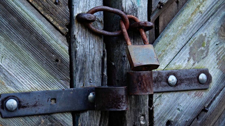 lock on door