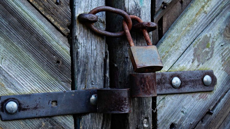lock on door