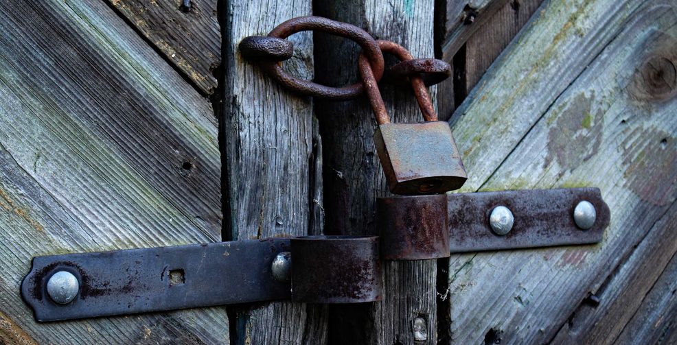 lock on door