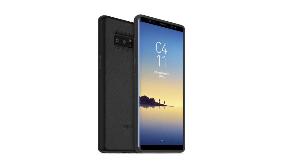 samsung note 8 with mophie juice pack
