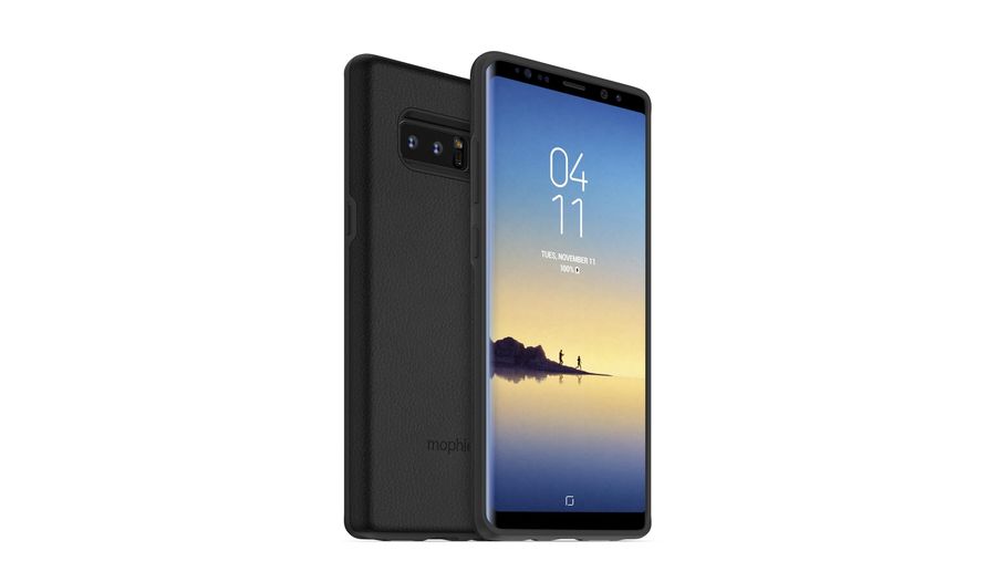 samsung note 8 with mophie juice pack