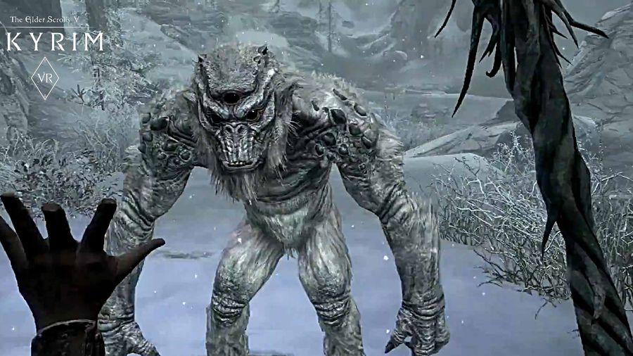 Skyrim VR header