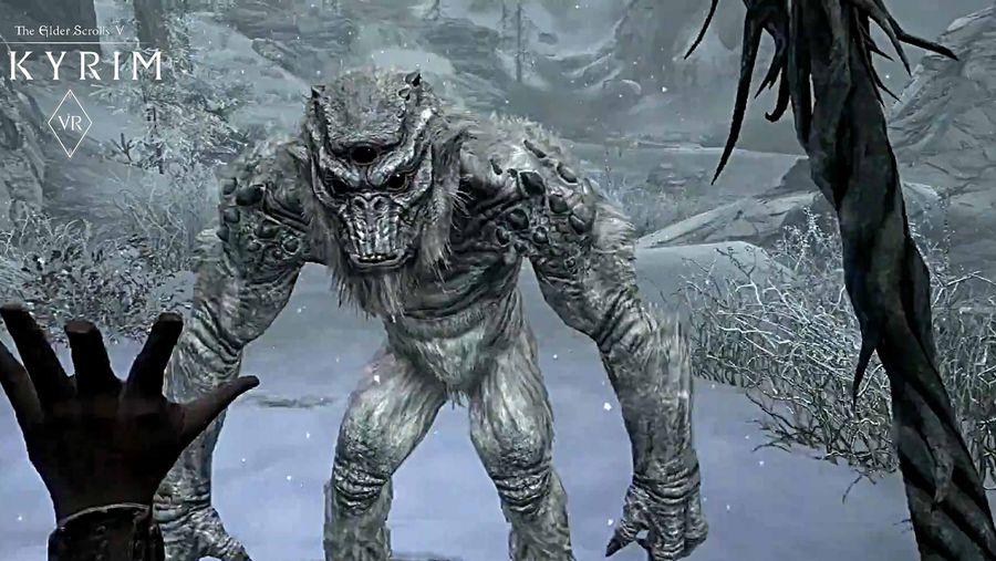 Skyrim VR header
