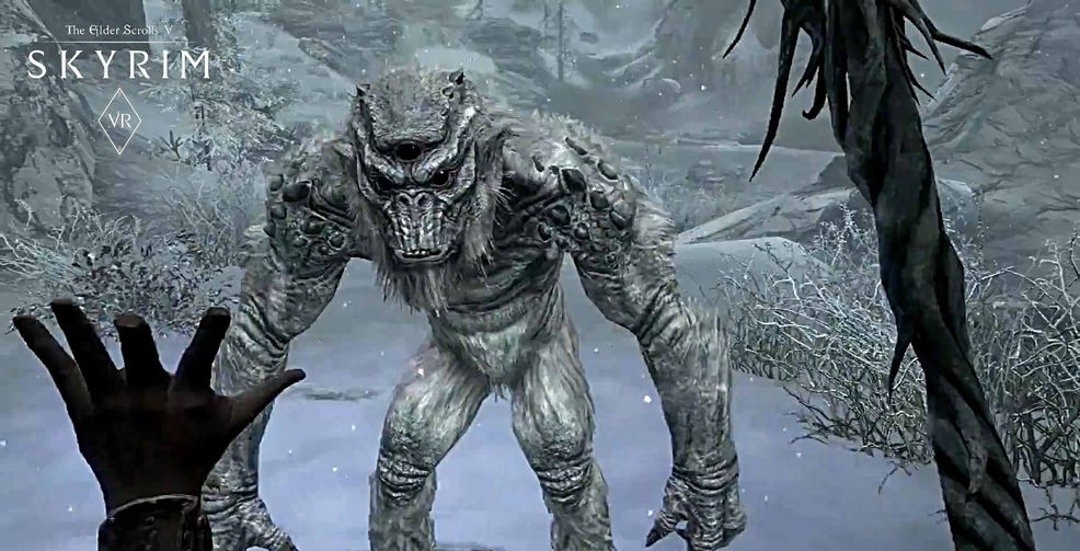 Skyrim VR header