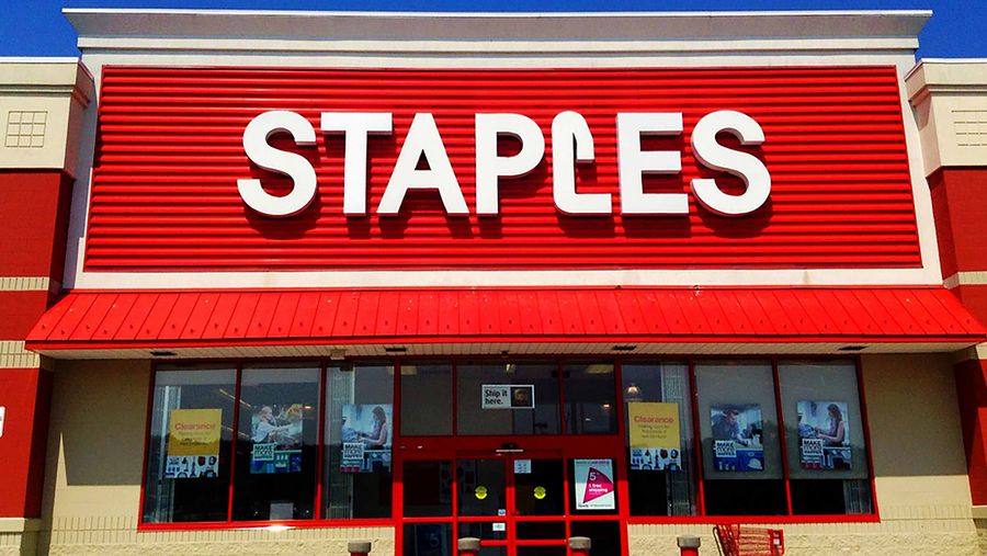 Staples store front