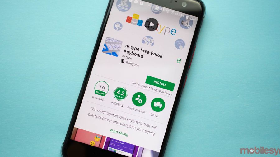 ai type keyboard in the play store