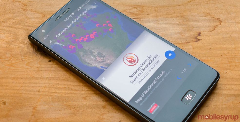 Canadian Geographic creates residential school Google Earth Voyager story