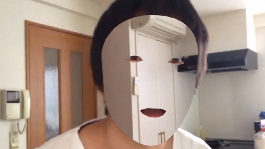 App that hides faces developed by Kazuya Noshiro