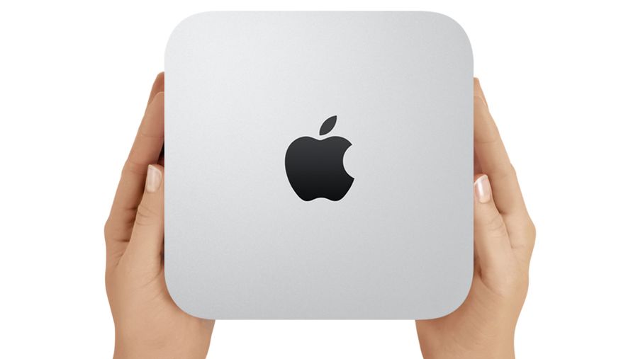 Mac mini in the hands
