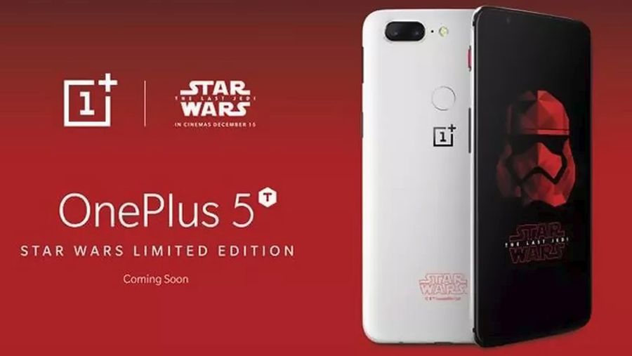 Star Wars-themed OnePlus 5T smartphone