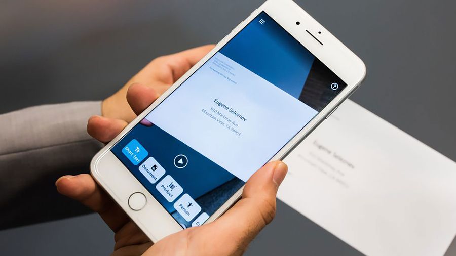 Seeing AI app text reader