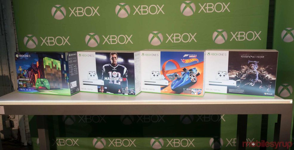 Xbox One S four bundles