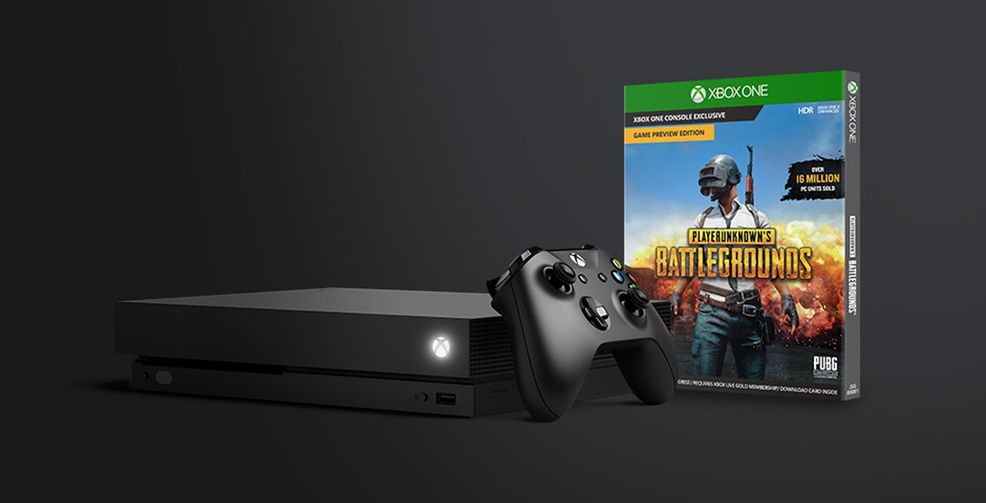 Xbox One X PUBG promotion