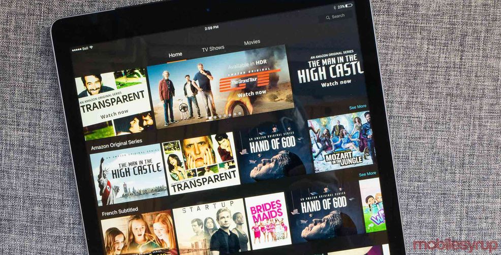 Amazon Prime Video on phone