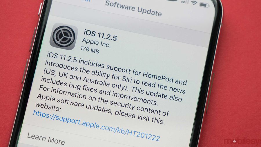iOS 11.2.5