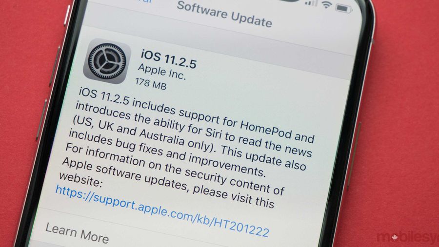 iOS 11.2.5