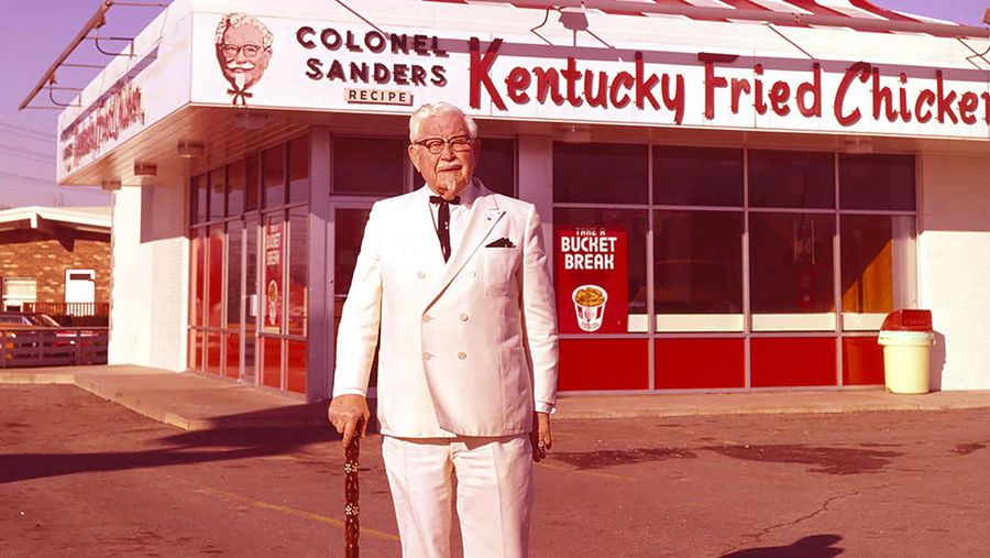 Colonel Sanders at KFC
