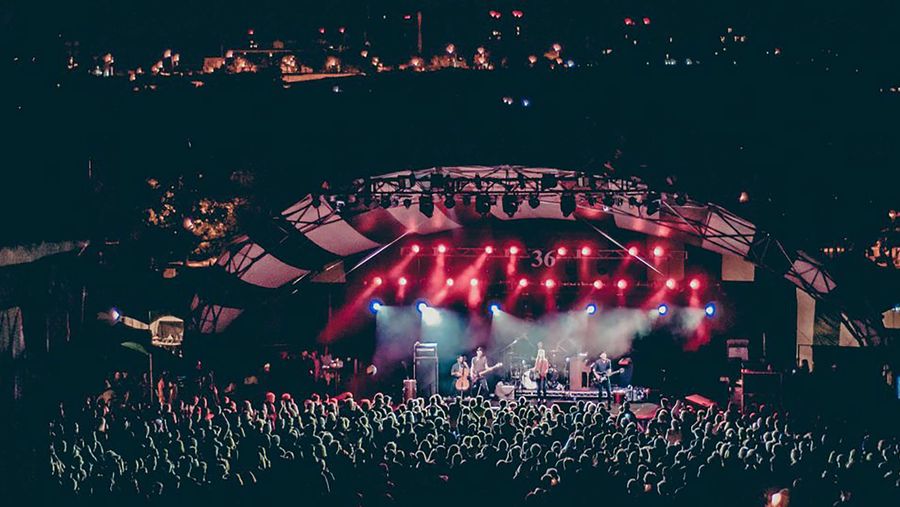 concert at night