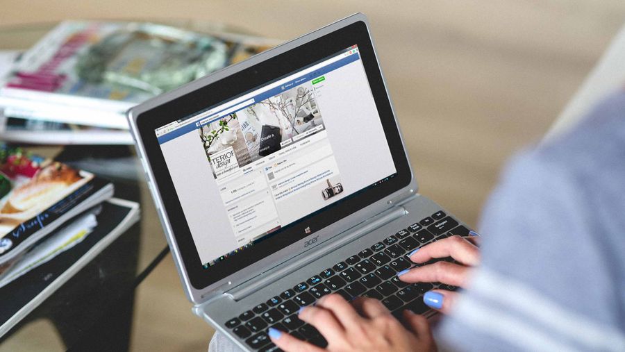 facebook on computer