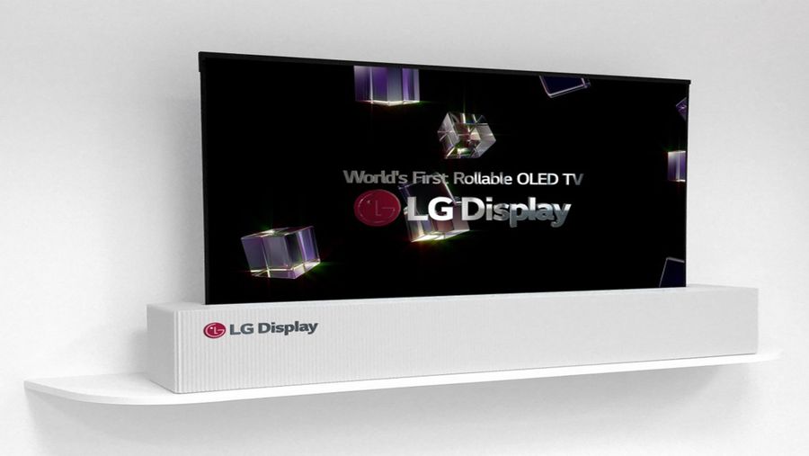LG rollable 65-inch OLED TV