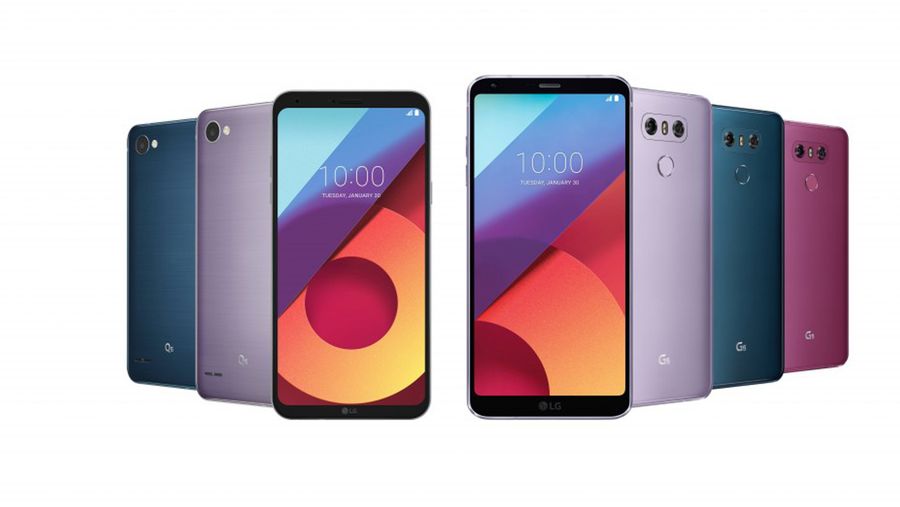 The LG G6 will be available in three new colours, while the Q6 will be available in two new colours