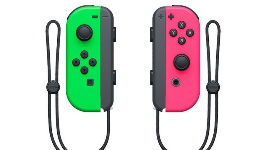 Nintendo Switch Green and Pink Joy-cons
