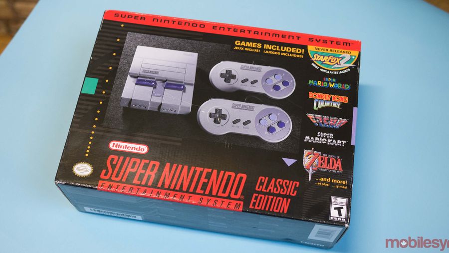 SNES Classic in box