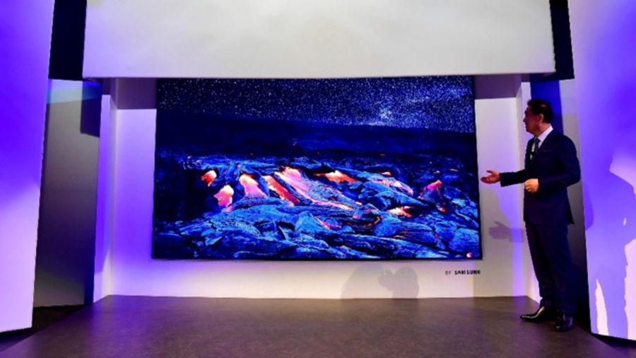 Samsung's new 146-inch MicroLED TV, The Wall