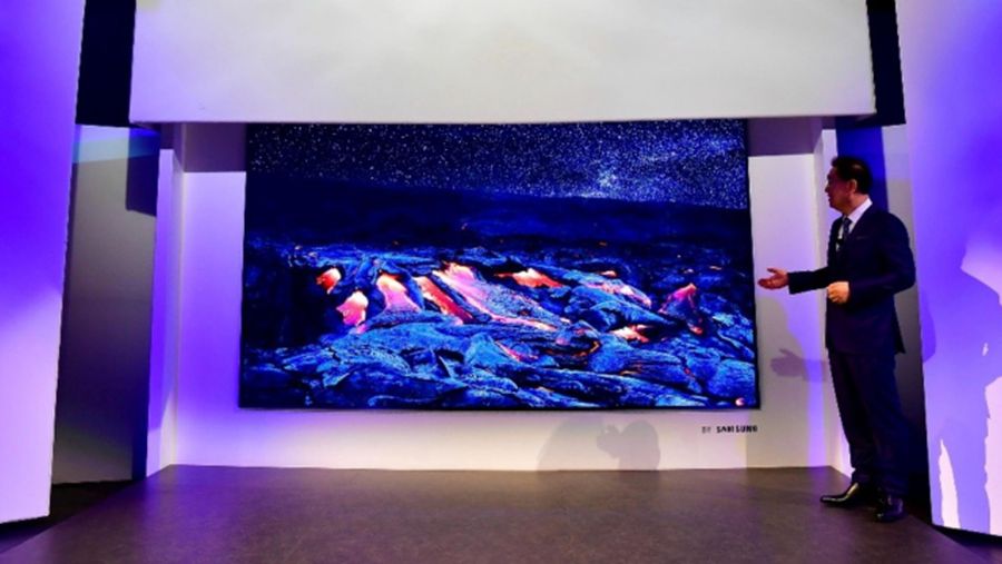 Samsung's new 146-inch MicroLED TV, The Wall