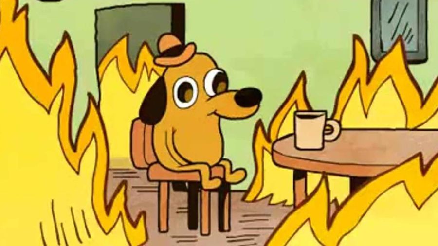 This is Fine meme