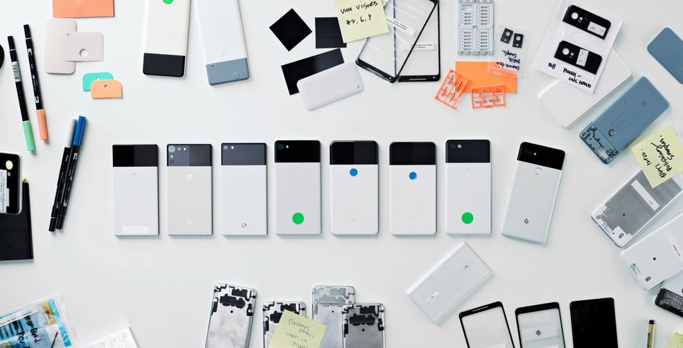Google shows off Pixel 2 and Pixelbook prototypes