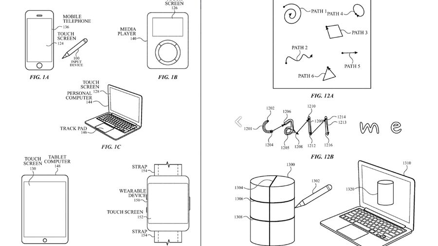 Apple patent about air stylus