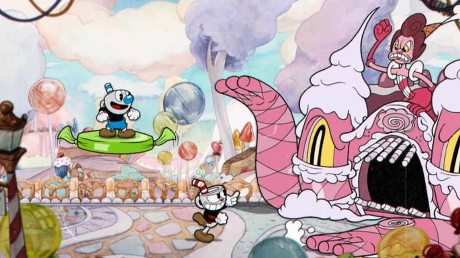Cuphead Baroness Von Bon Bon boss