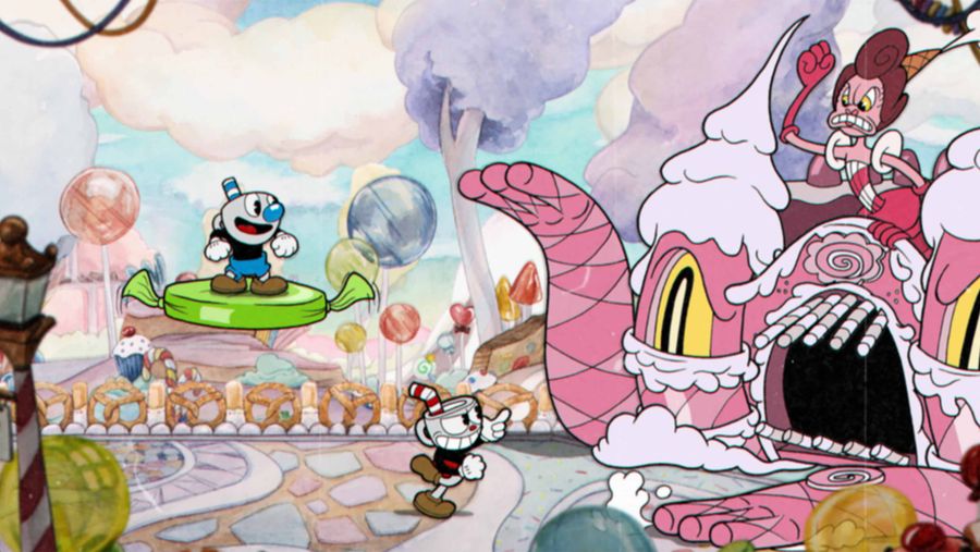 Cuphead Baroness Von Bon Bon boss